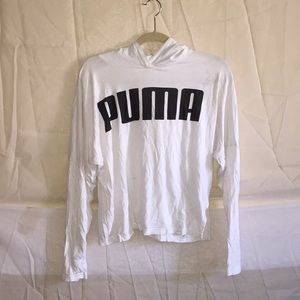 Puma Long Sleeve Shirt w/hood size Large